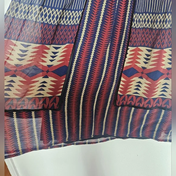 Anna Sui Tribal Print Dress in Red and Black - Picture 7 of 7